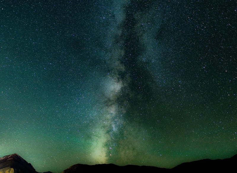 Starry night sky